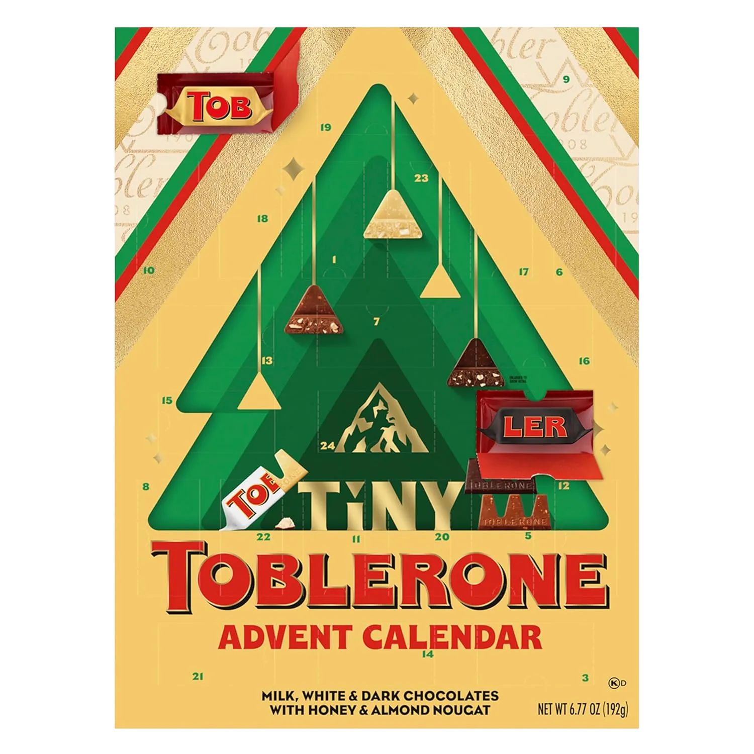 Tiny Toblerone Advent Calendar